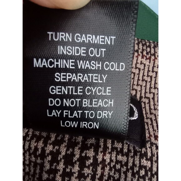 Soho Plaid Stretch Ankle Pants Pull On Pencil Dark Academia Fall Career Medium - Picture 9 of 13